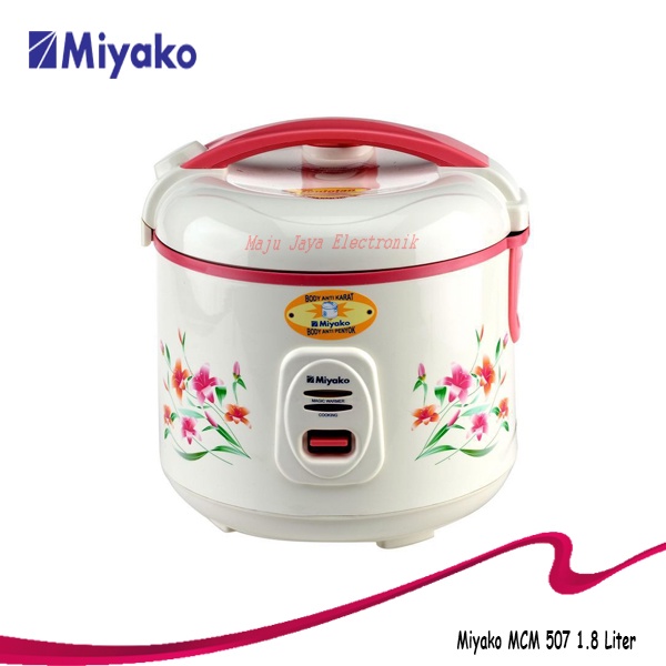 MIYAKO Magic Com/Rice Cooker/Penanak Nasi 3 In 1 MCM-507 Kapasitas 1.8 Liter