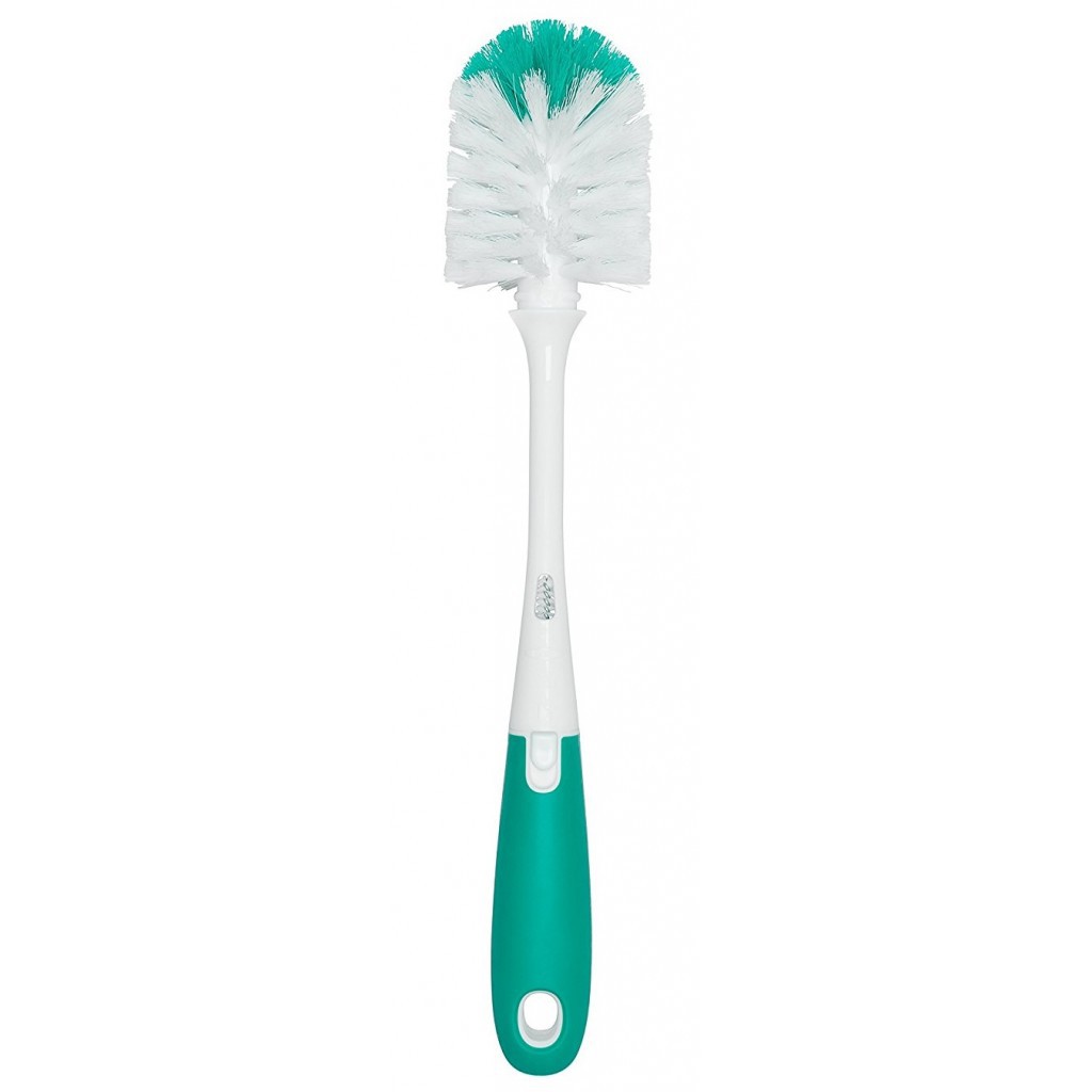 OXO Tot Bottle Brush  with Detail Cleaner &amp; Stand (Teal)