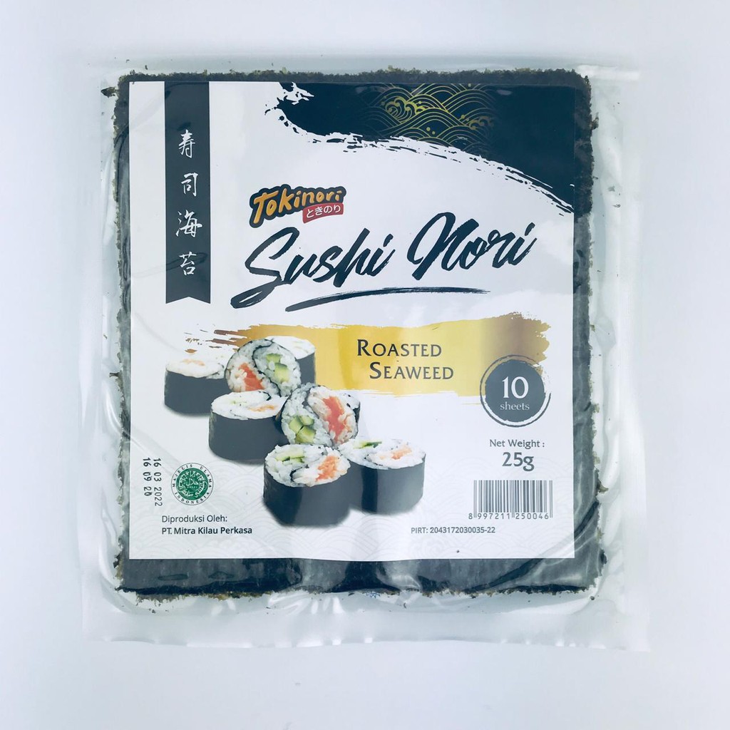 Tokinori / Sushi Nori / Roasted Seaweed / Isi 10sheet / 25g