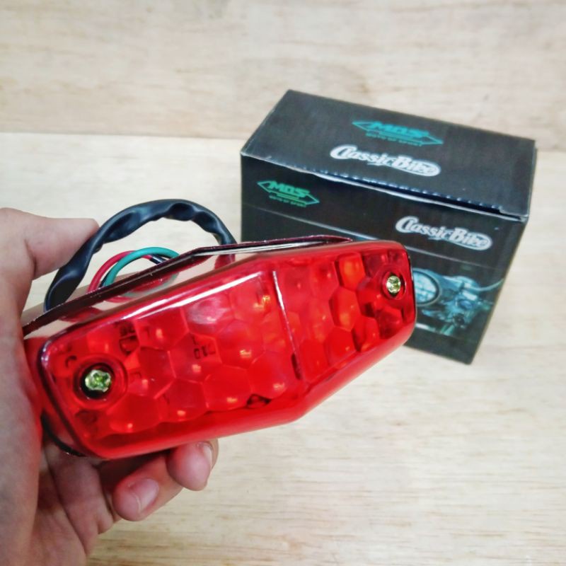 LAMPU STOP BSA CB 100 STOPLAMP BSA LED IMPORT