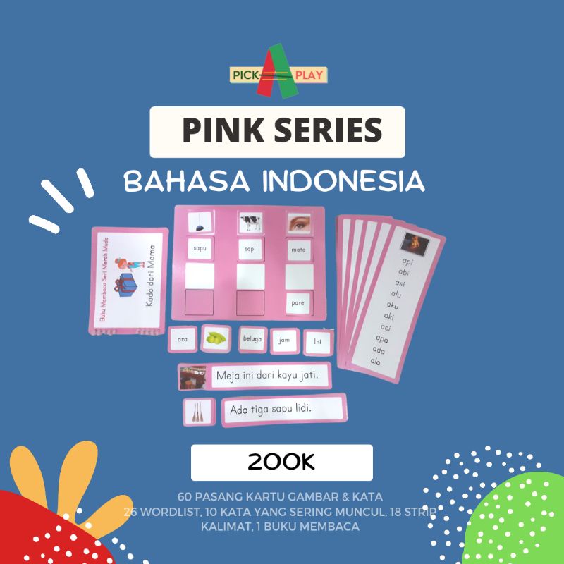 Montessori Pink Series Bahasa Indonesia