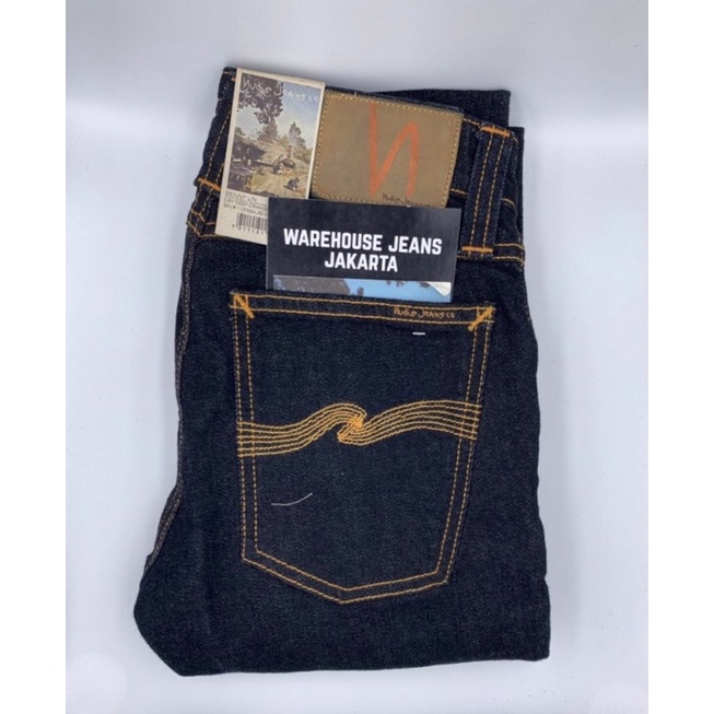 Nudie Jeans Co Skinny Lin Dry Deep Orange