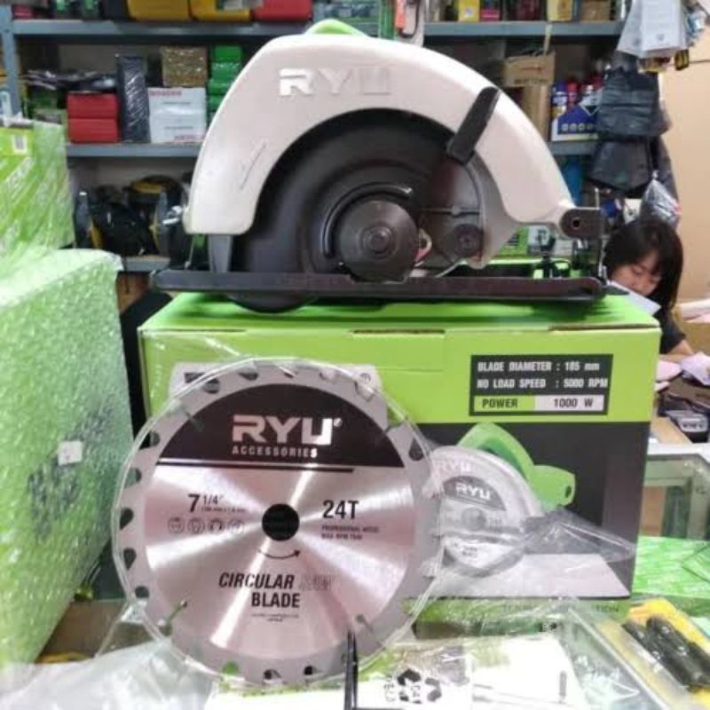 MESIN POTONG KAYU RYU RCS 185-1 MESIN GERGAJI KAYU CIRCULAR SAW RCS185