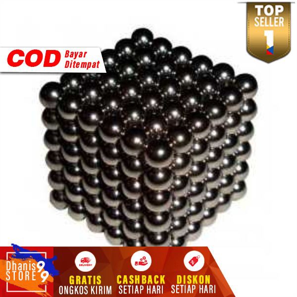 Mainan Magnetic Stick Bucky Balls Steel Magnet Bola Buckyballs Neocube Bola Mahnet Murah