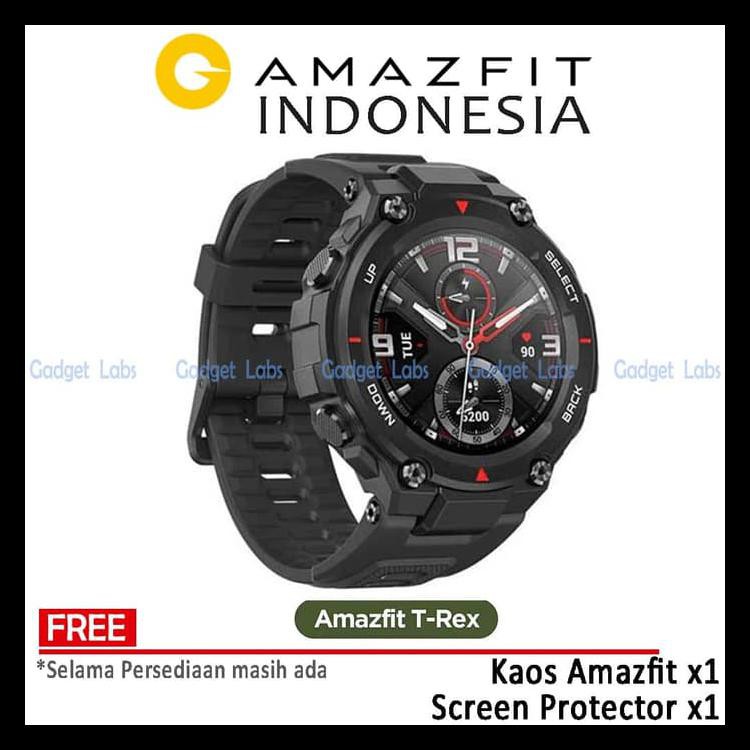 Xiaomi Amazfit T-Rex Smartwatch Military Std Amoled Display - Camo Green Kode 290