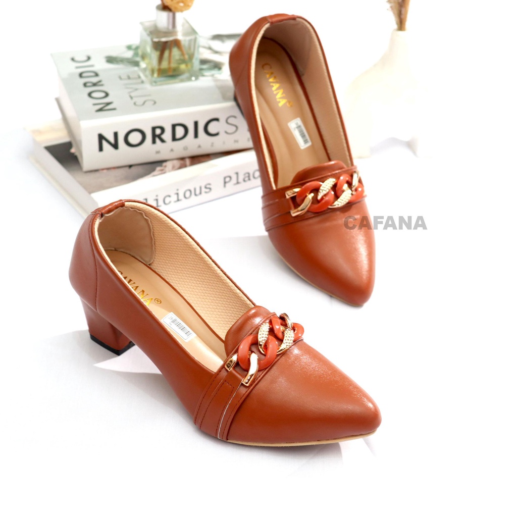 Sepatu Heels Pantofel Wanita Indira SDH269