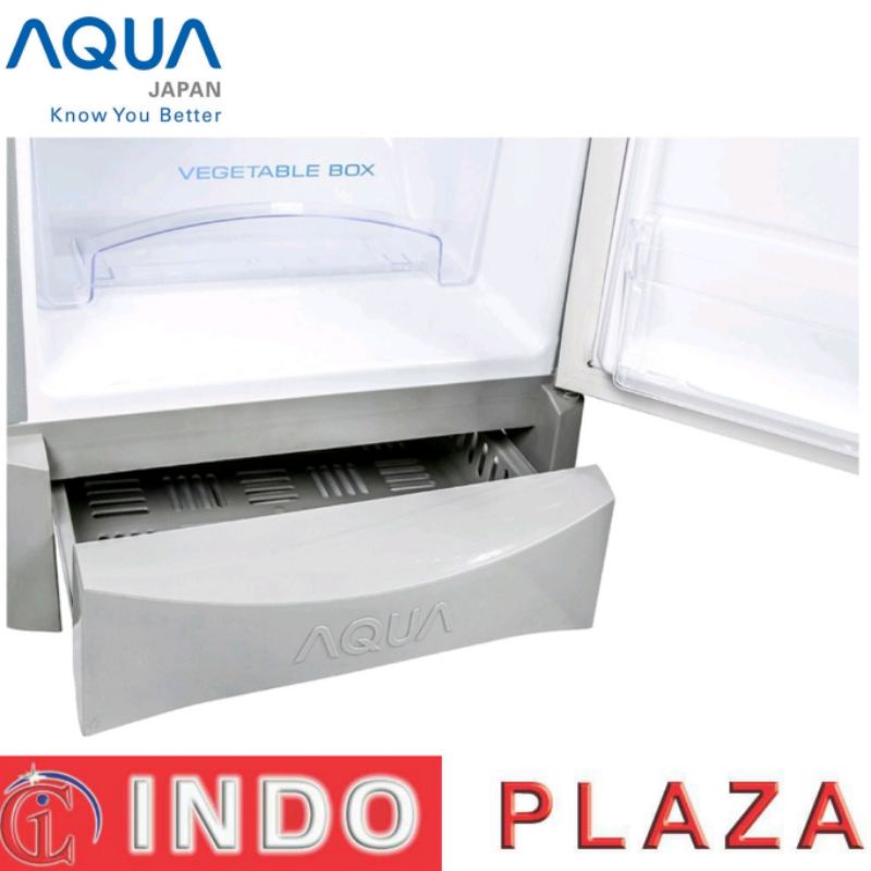 Kulkas 1 pintu AQUA AQR-D190 / AQR D190 model bunga dan polos