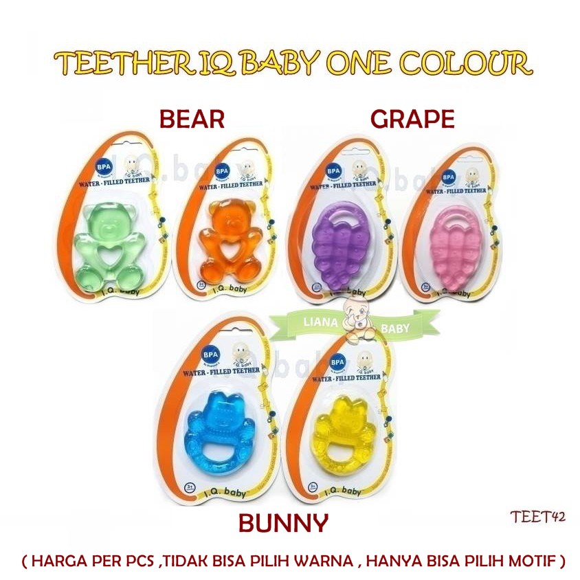 TEET42 TEETHER IQ BABY ONE COLOUR GIGITAN BAYI