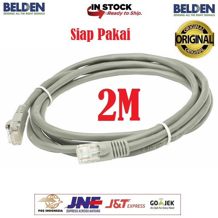 Kabel LAN Belden 2 M UTP RJ45 Cat5E ORIGINAL USA 2 Meter