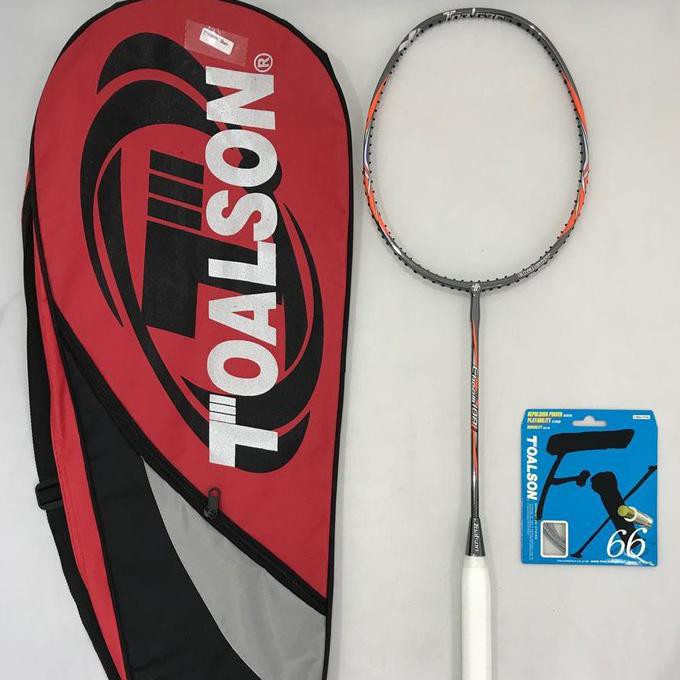 DISKON TOALSON CHROME ION I RAKET BADMINTON ORIGINAL