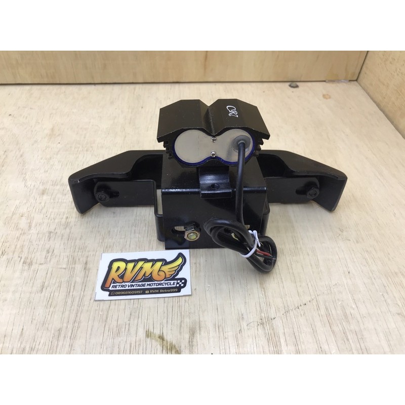 lampu owl 2 mata RX KING LED set dudukan lampu led rx king rx s model bandung style kumis rx gold-2