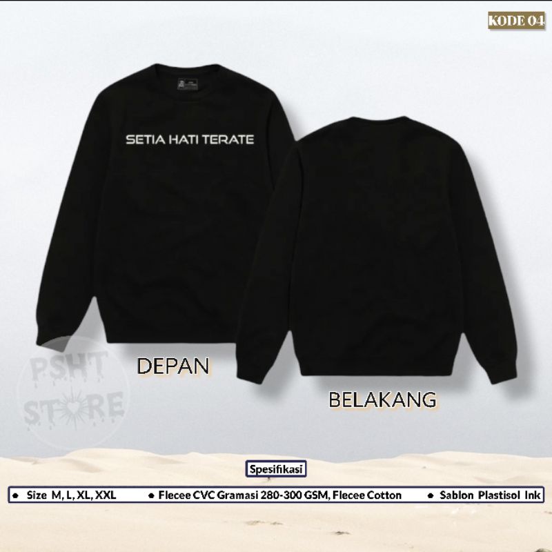 (KODE 04) Sweater Setia Hati Terate