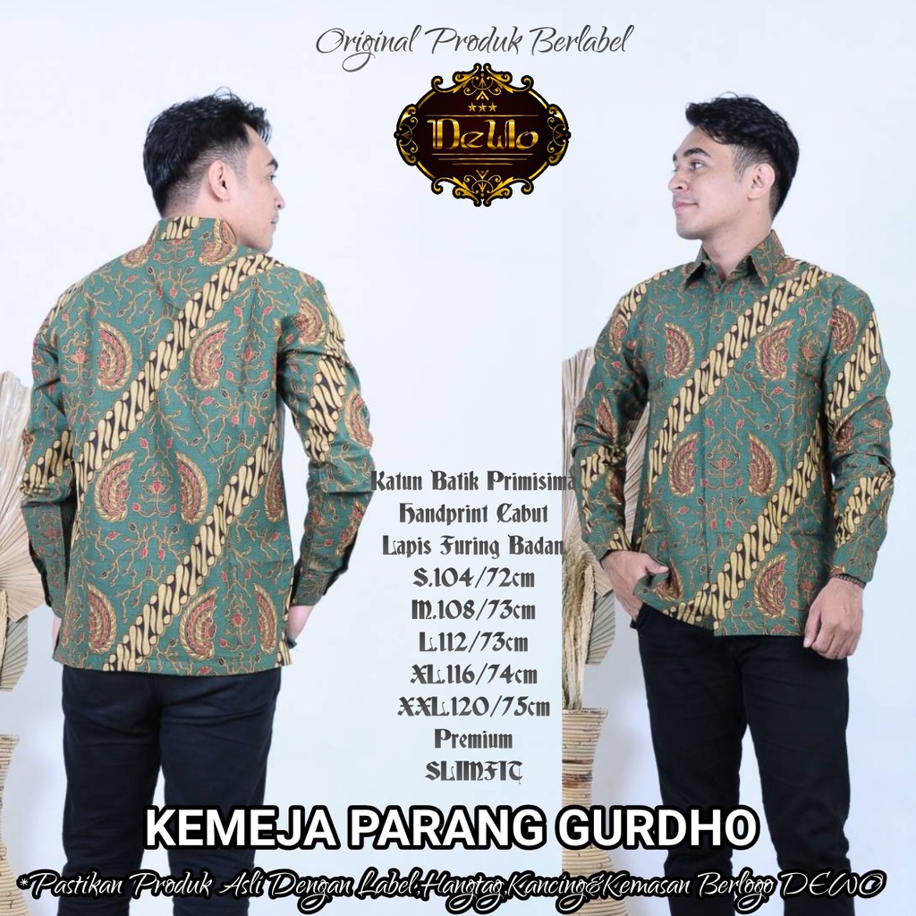 PARANG GURDHO DEWO BATIKSOLOAMANAH KEMEJA BAJU BATIK PRIA SOLO LENGAN PANJANG PENDEK LAPIS FURING ATASAN BATIK PREMIUM MODERN KATUN HALUS HARJUNOSOSRO NARAYA PRADANA DEWANDRA NITISARA DAMAR MAHIDARA ANDROMEDA BAYUAJI JANARDANA BUWANA BANGAU ANTASENA