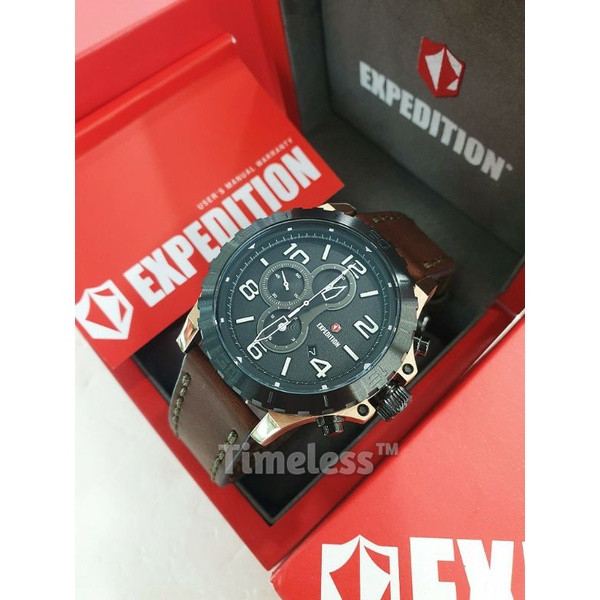 Jam tangan pria expedition E 6778 M Rosegold