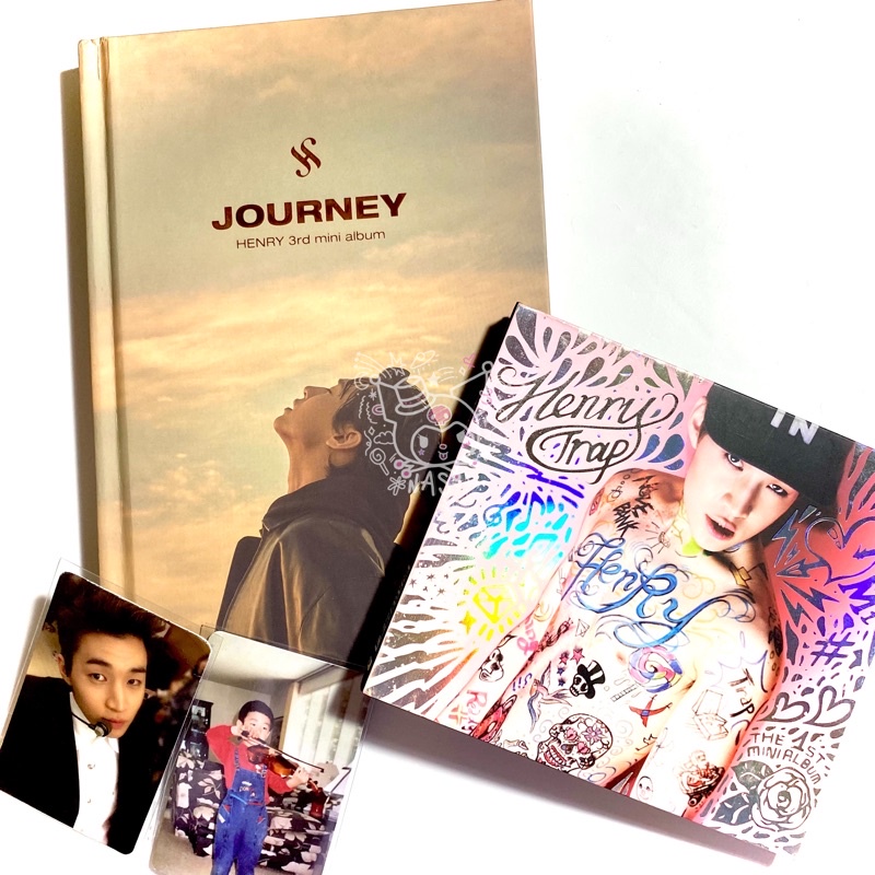 henry lau album journey trap photocard fantastic baby