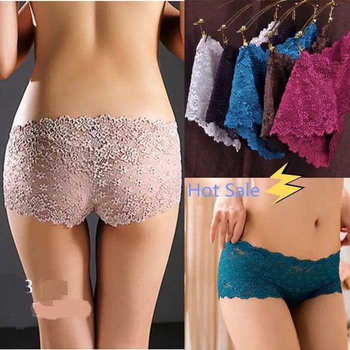 TBI Celana Dalam Import Full Brukat Sexy G-String Lingerie