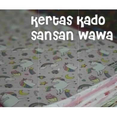 

Sansanwawa Kertas Kado ukuran standard