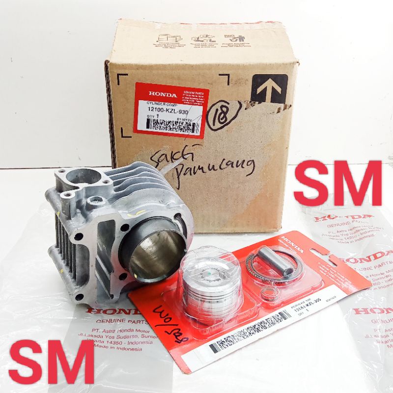 Paket Blok Block  Seher Standar, Piston Kit Standar Honda Beat Fi, Scoopy Fi, Spacy Fi, Vario 110 Le