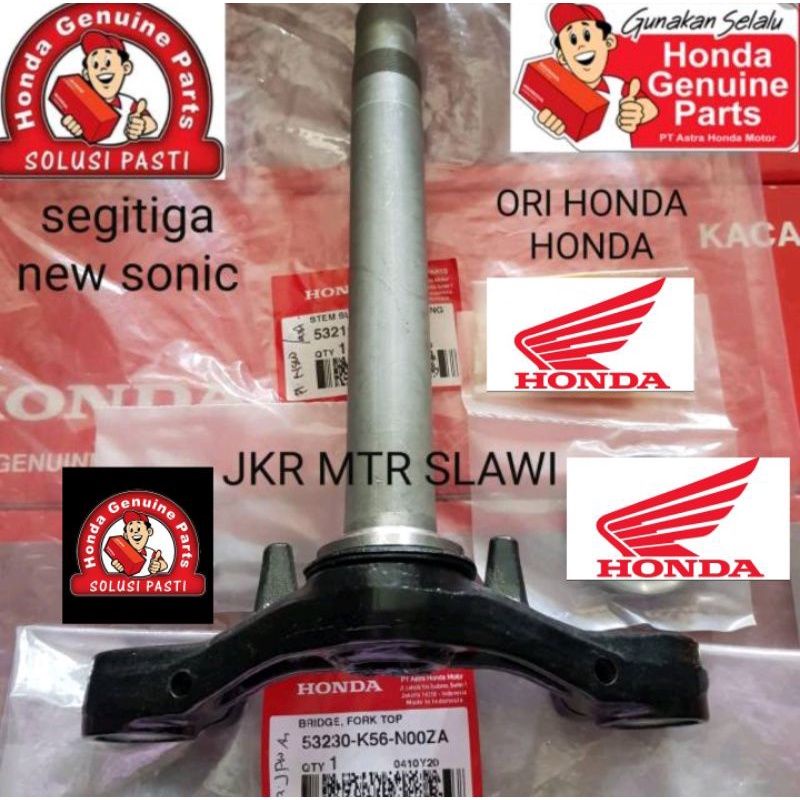 5320A K56 N00 stem sub segitiga stang sonic 150 led asli honda