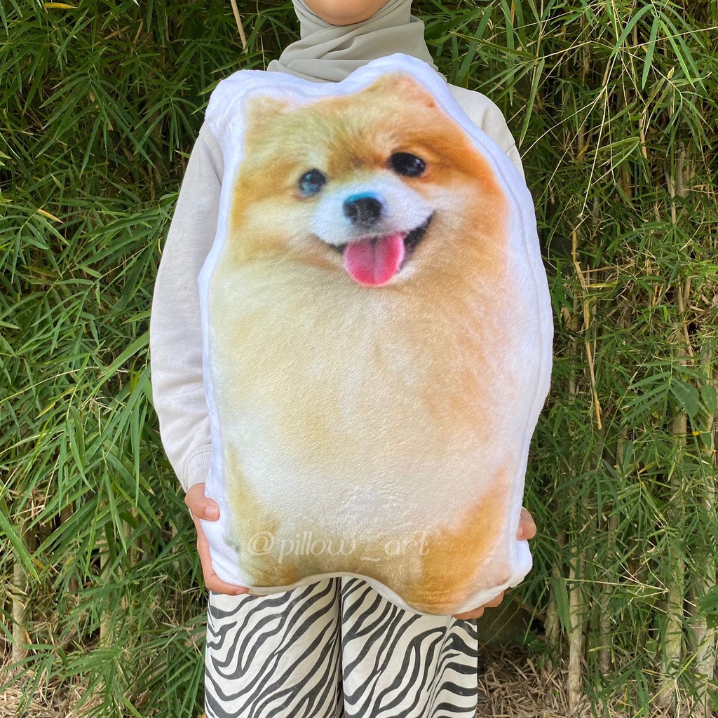 Pillowart - Bantal Anabul Custom Anjing / Kucing Size L - ART109