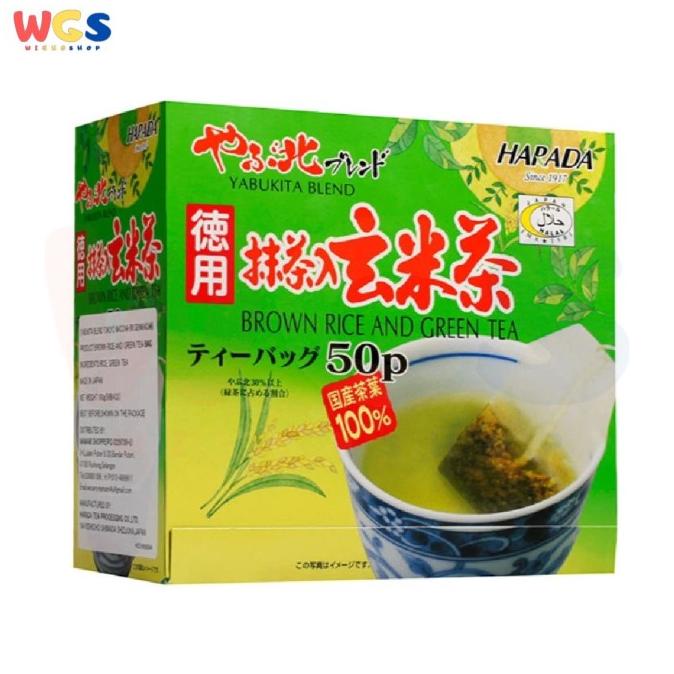 

[COD] Harada Tea Bag Yabukita Blend Brown Rice & Green Tea 2 gr x 50 pack [COD]