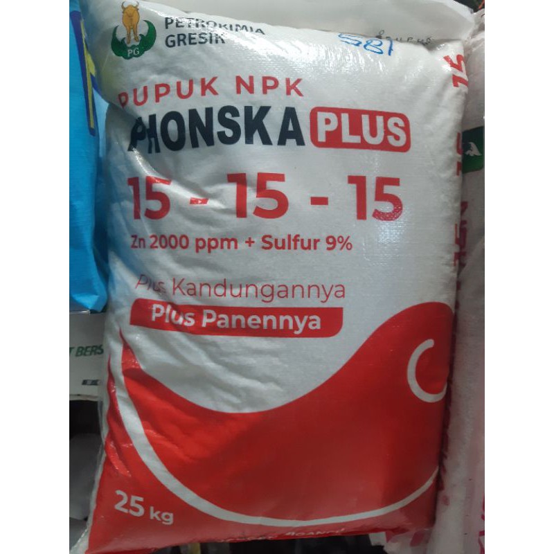 Pupuk Phonska Plus Pupuk NPK Ponska Plus 15 15 15 Repack 1KG