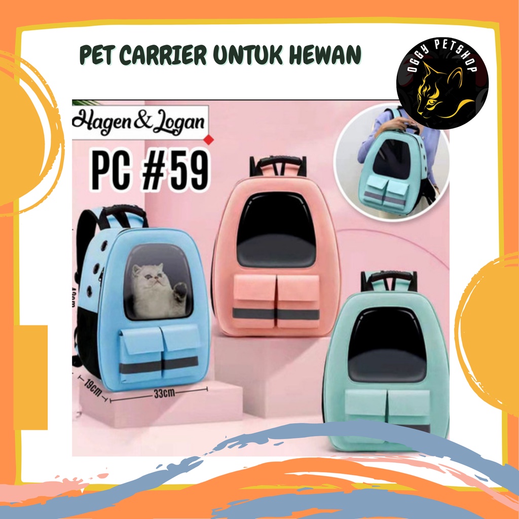 Pet Carrier Backpack Tas gendong hewan