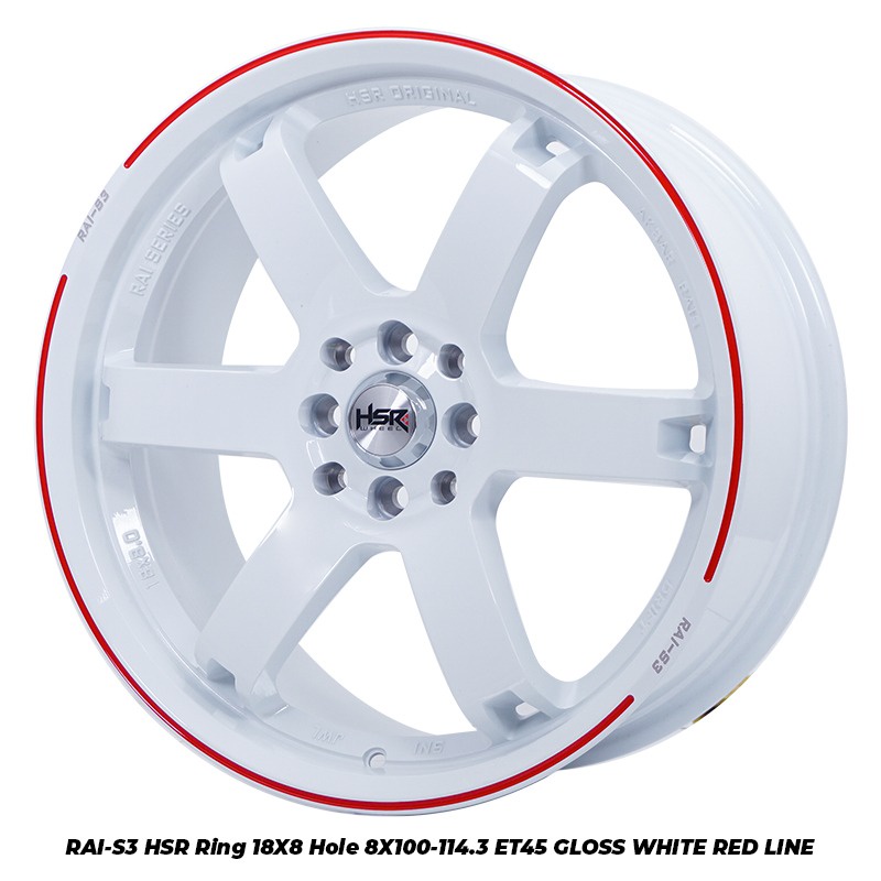 Velg Mobil HSR RAI-S3 Ring 18 Pelek Racing Vios City Livina Raize I Toko Velg Malang