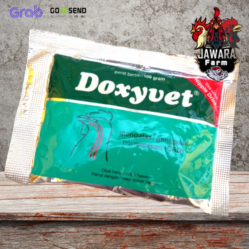DOXYVET 50 gram dan 100 gram Obat Pilek Ngorok Ayam