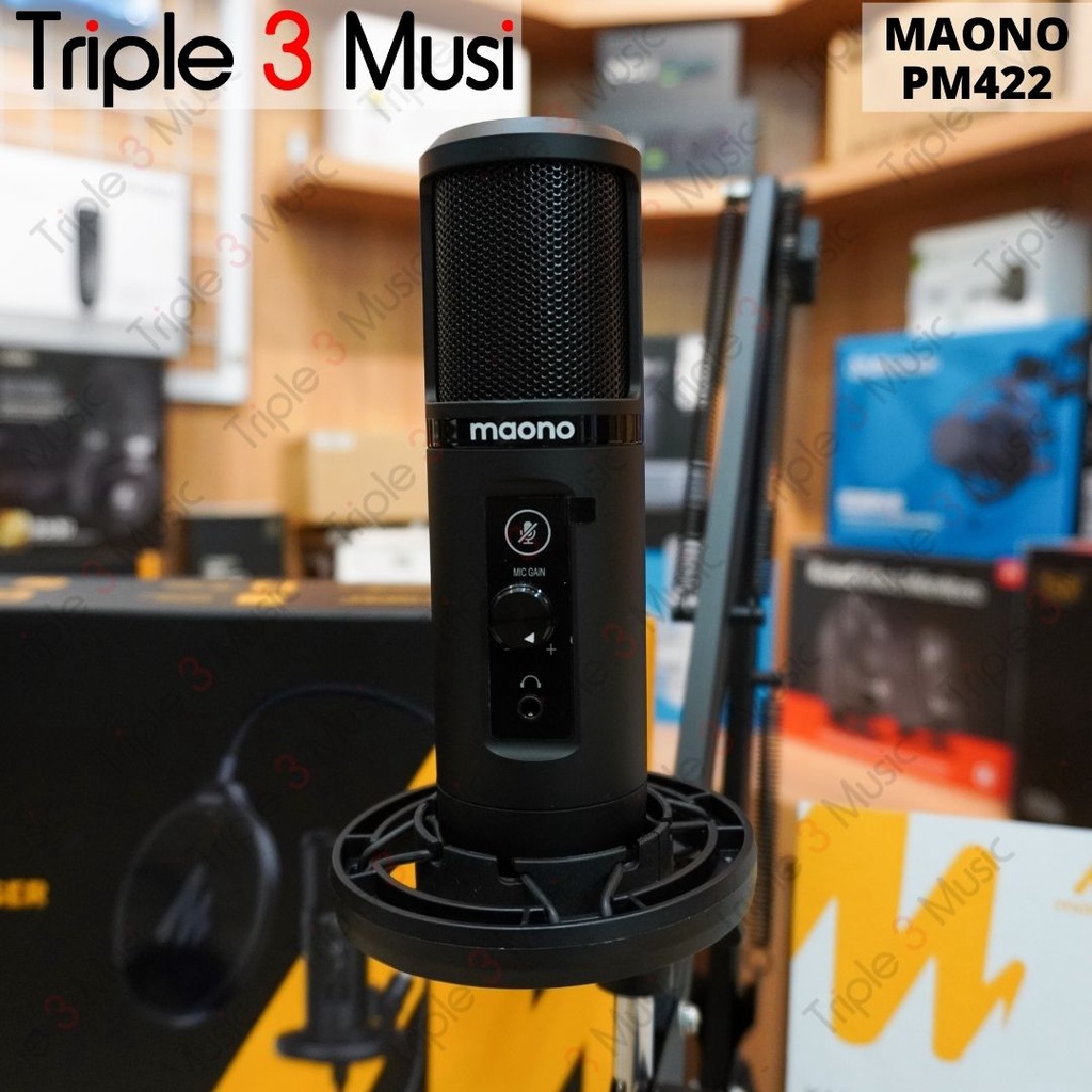 MAONO PM422 Original Condenser Microphone USB Paket Recording Podcast