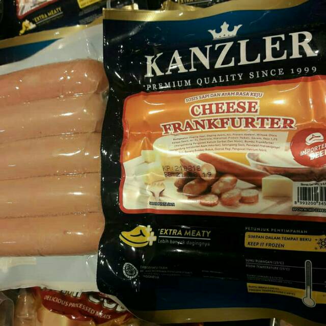 

Kanzler cheese frankfurter 360gr