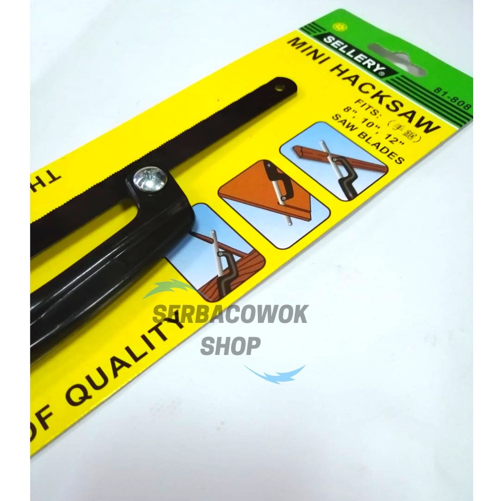 Termurah Gagang Gergaji Mini Hacksaw Sellery Hq Berkualitas