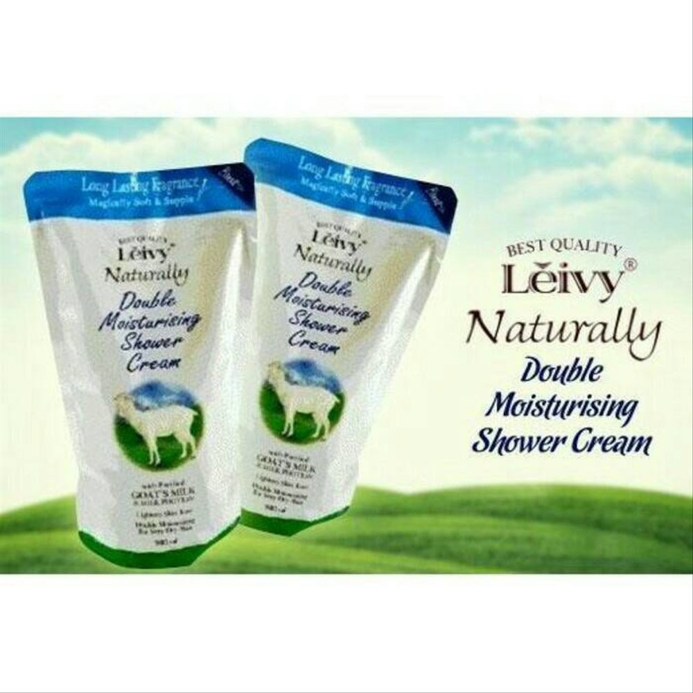 LEIVY NATURALLY DOUBLE MOISTURISING SHOWER CREAM (REFILL)