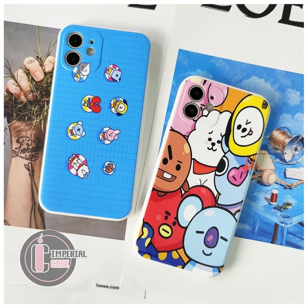 SOFTCASE MACARON PELINDUNG KAMERA CUSTOM ANIMASI OPPO VIVO SAMSUNG REALME XIAOMI IPHONE INFINIX FOR 