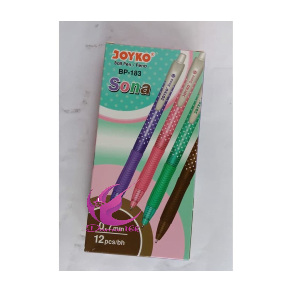 

Pulpen Joyko polkadot sona BP-183 1 pAK 12 PCS