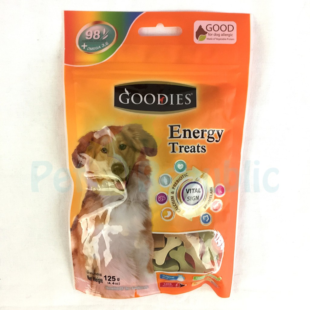 

Dog Dental Chew GOODIES Dental Energy Cut Bone 125gram