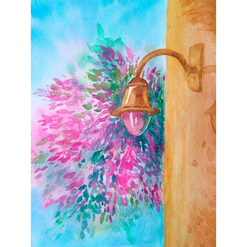 

Art Print Watercolor Painting Abstract Floral