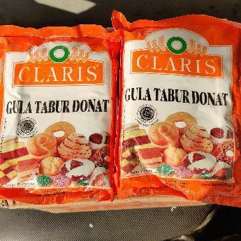 Gula Donat DUS Claris Bubuk Tabur isi 250gr x 16pcs GOSEND