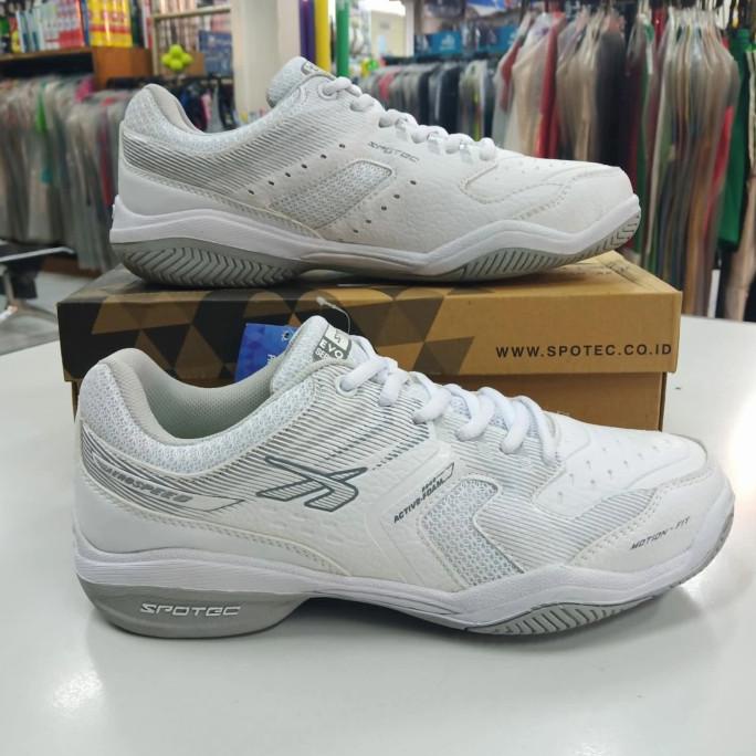 {{{{}}] Sepatu tenis shoes tennis spotec pria center line putih original ori