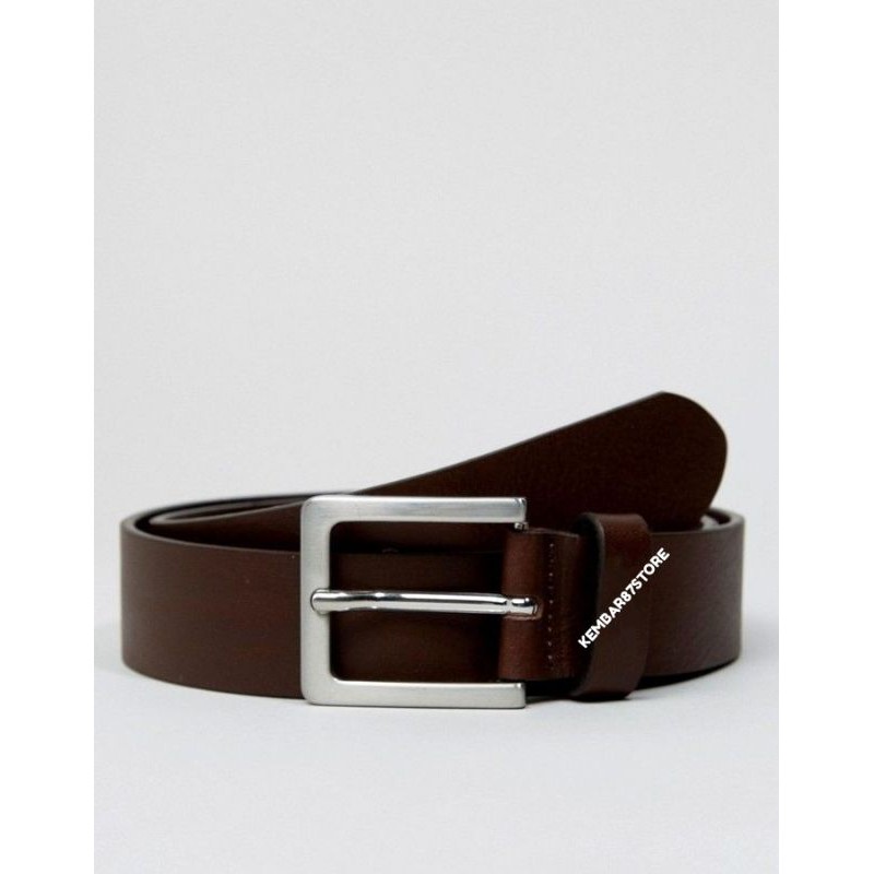 Ikat Pinggang pria Sabuk Kulit Leather Belt Gesper kulit sapi