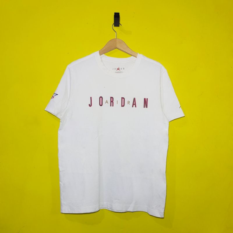 NIKE AIR JORDAN spell out logo t-shirt (KAOS)