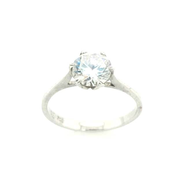 Cincin Emas 17 K - Cincin Wanita Solitaire 1.9gr - 3639