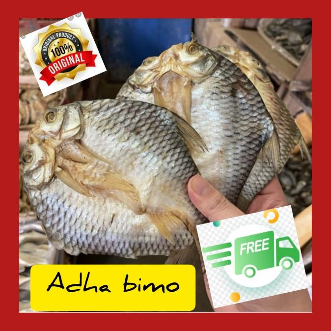 

Promo Awal tahun ikan asin tawes kering super, kering, renyah, garing, 500 gr Promo Awal tahun