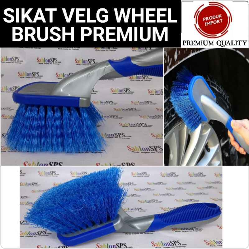 SIKAT VELG PELEG WHEEL BRUSH TIRE BRUSH SIKAT