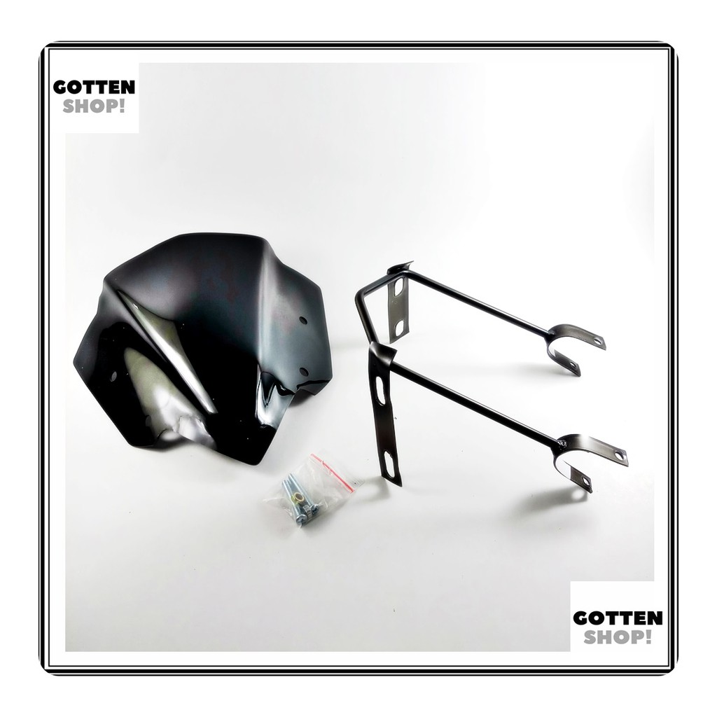 VISOR BEAT STREET  WINDSHIELD MOTOR VARIASI BATOK PLUS BRACKET