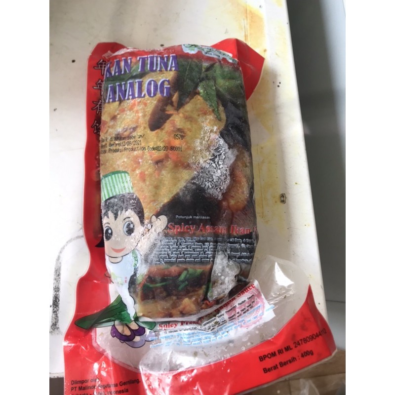 

ikan tuna analog vegetarian /nian nian you yu green farm