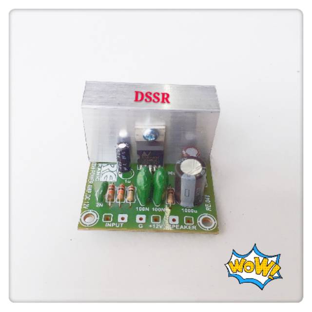 Kit power ampli mini dc-12v TDA-2003