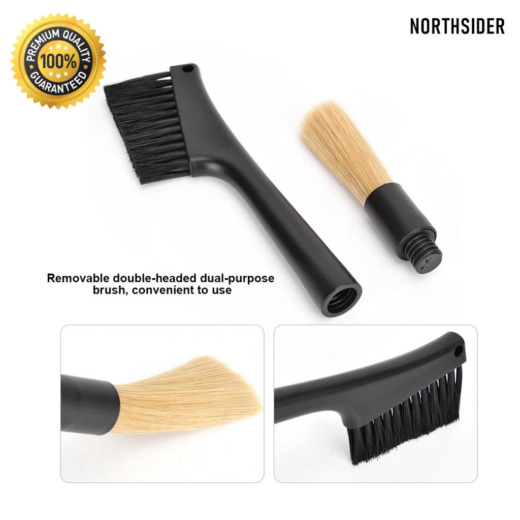 COFFEE GRINDER BRUSH DOUBLE HEAD | SIKAT PEMBERSIH MESIN KOPI