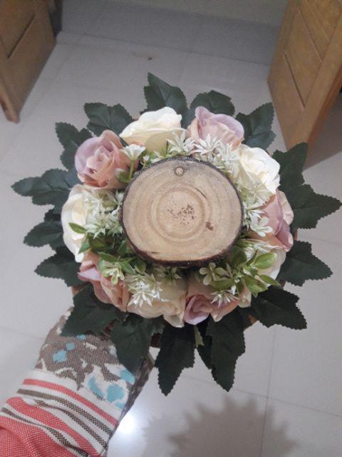 Kotak Cincin Ring Box Rustic Ranting Kayu Branch Wood