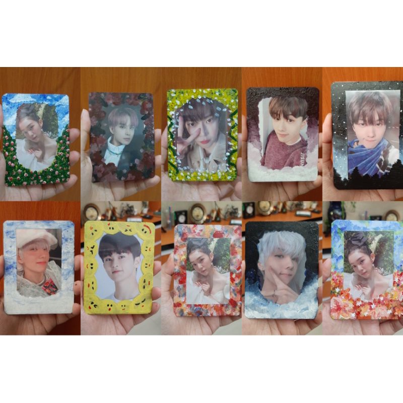 HAND PAINTED TOPLOADER DECO FOR PC PHOTOCARD